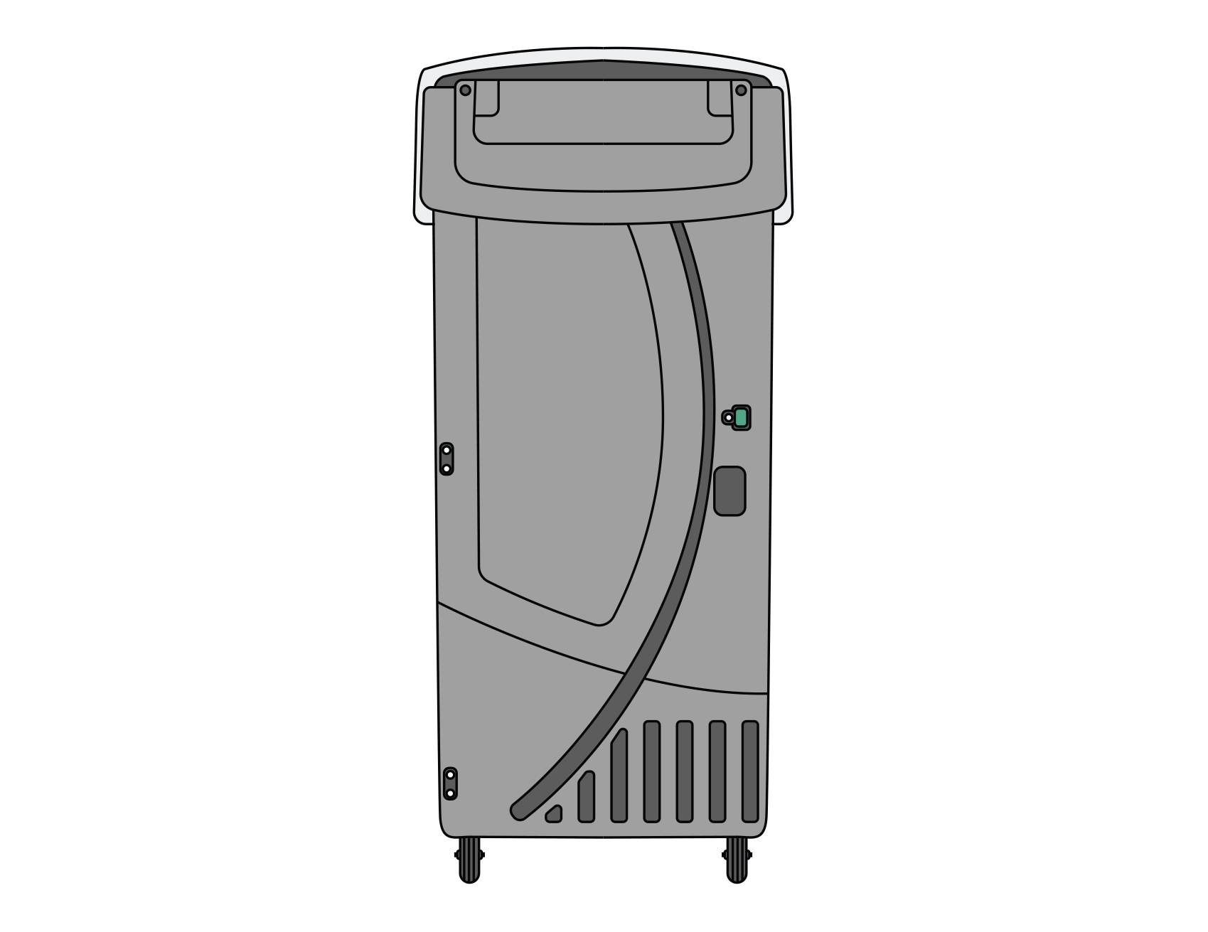 Crane Unit Portable Toilets Image